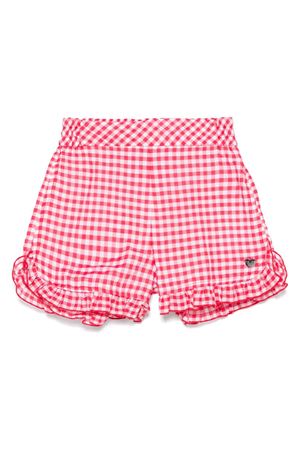 short in cotone rosso MONNALISA KIDS | 11E42351154499